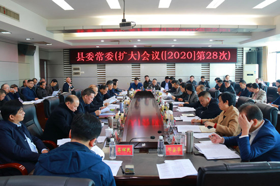 城步召开2020年第28次县委常委（扩大）会议(图2)
