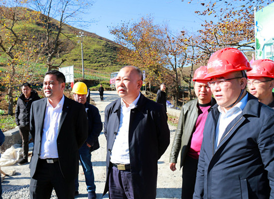 罗建南深入乡镇调研脱贫攻坚、项目建设工作(图1)