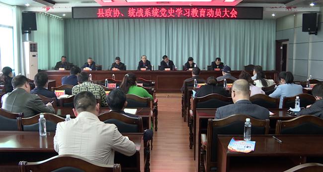 城步政协、统战系统召开党史学习教育动员大会(图1)