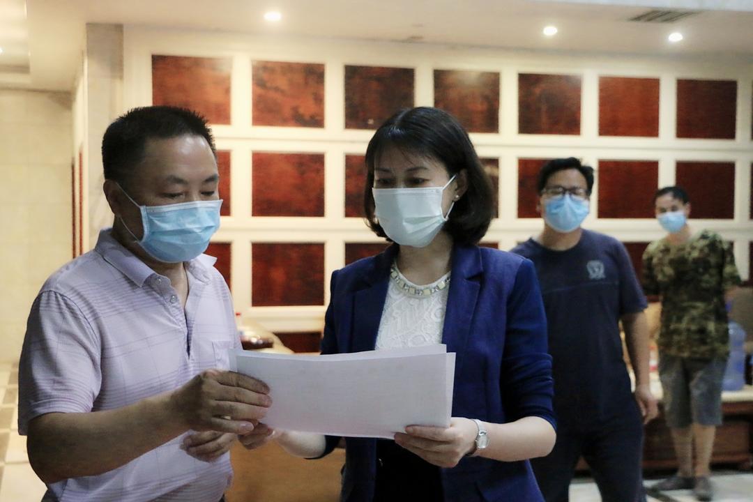 王慧敏带队督导县城疫情防控工作(图1)