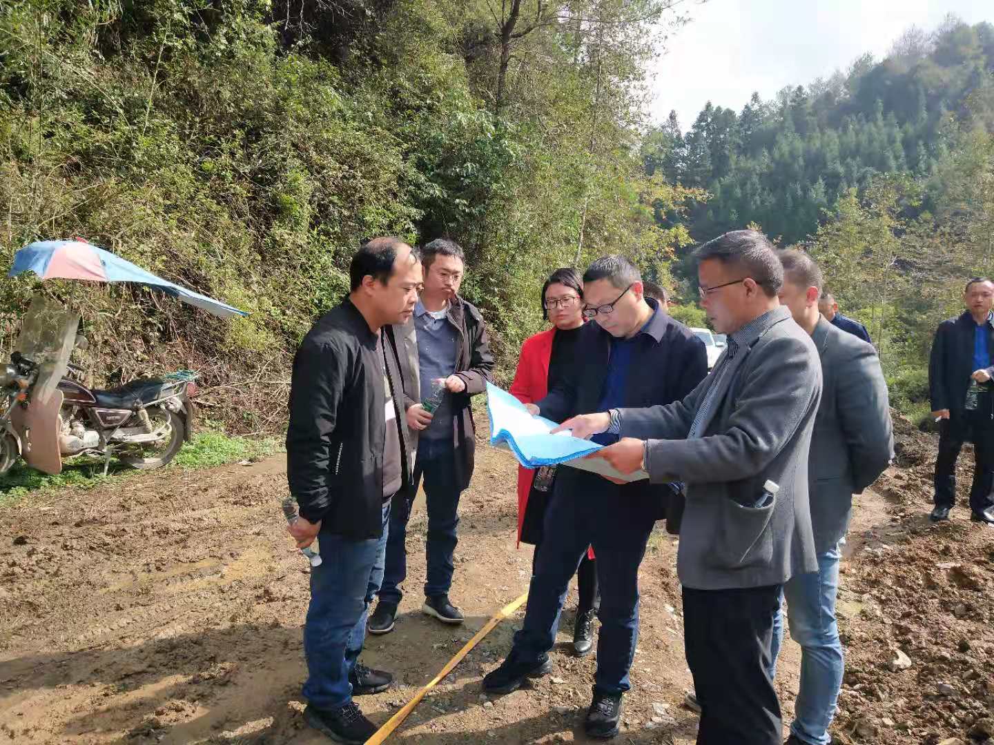 省移民中心副主任张晓辉调研城步移民工作(图2)