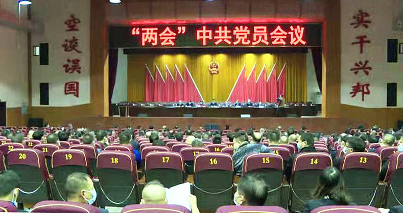 城步召开“两会”中共党员会议(图1)