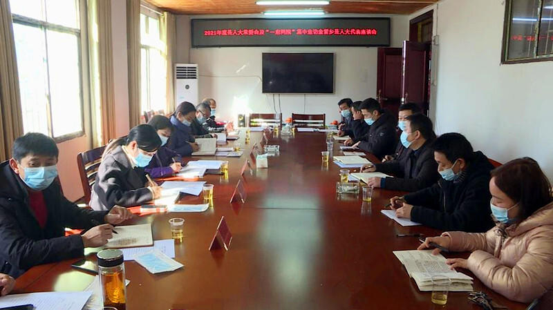 县人大常委会及“一府两院”集中走访金紫乡、威溪乡县人大代表(图1)