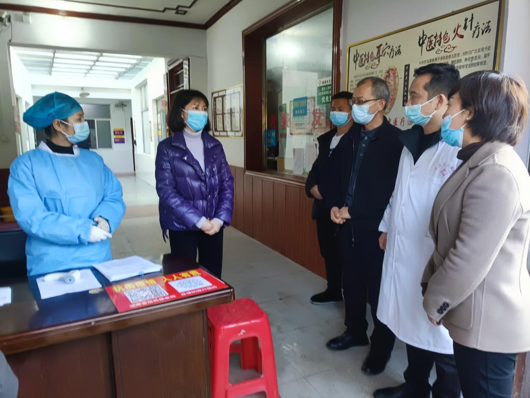 王慧敏深入乡镇调研督导疫情防控和安全生产工作(图1)