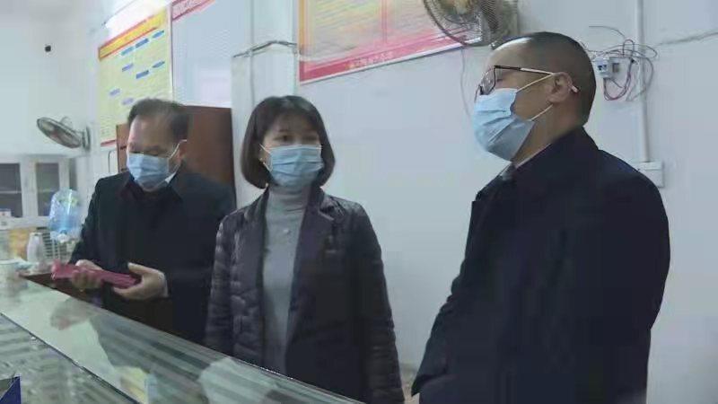 王慧敏督查春节期间疫情防控、保安保畅工作(图1)