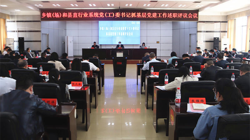 城步2021年度乡镇（场）和县直行业系统党（工）委书记抓基层党建述职评议会召开(图1)