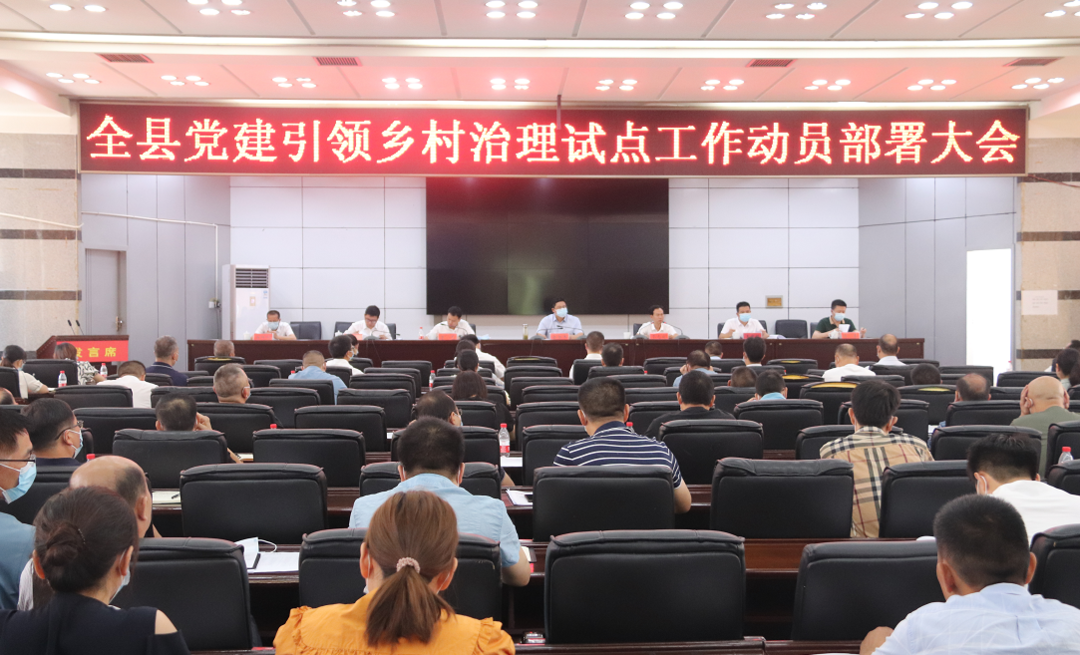 城步召开党建引领乡村治理试点工作动员部署会(图1)