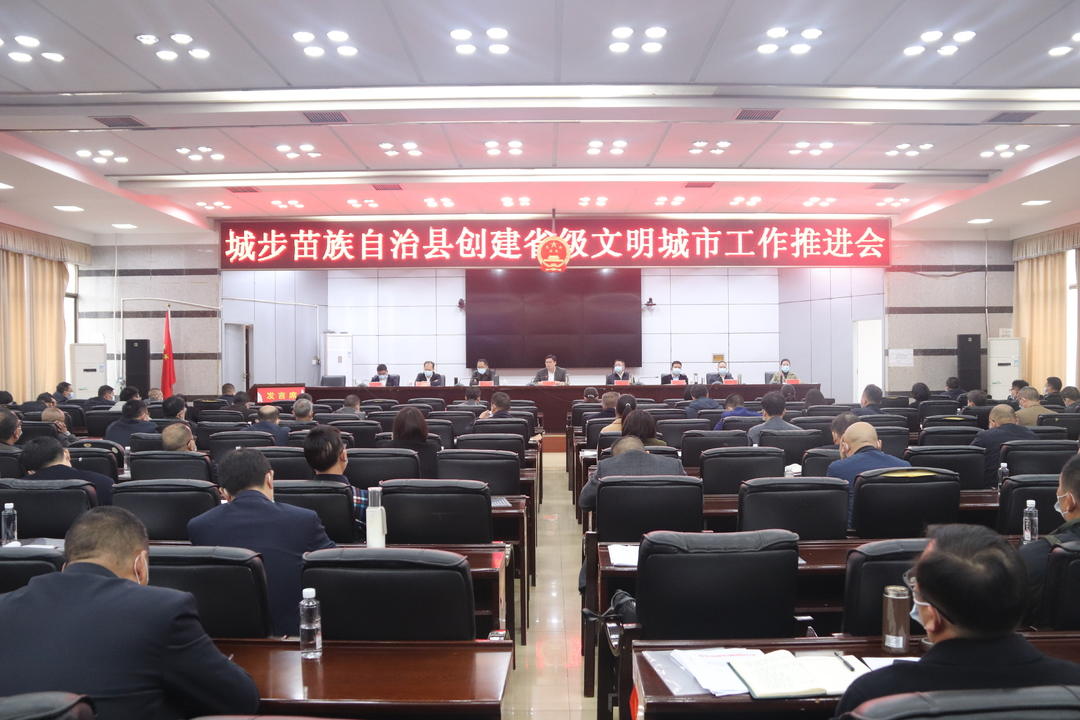 城步召开创建省级文明城市工作推进会(图1)