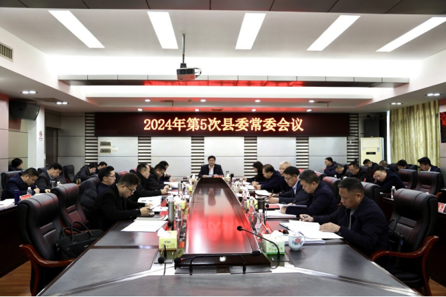 城步召开2024年第5次县委常委会议(图2)