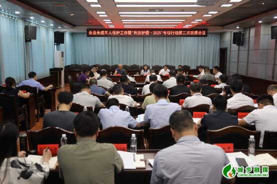 城步召开全县未成年人保护工作暨“利剑护蕾·2025”专项行动第二次联席会议(图2)