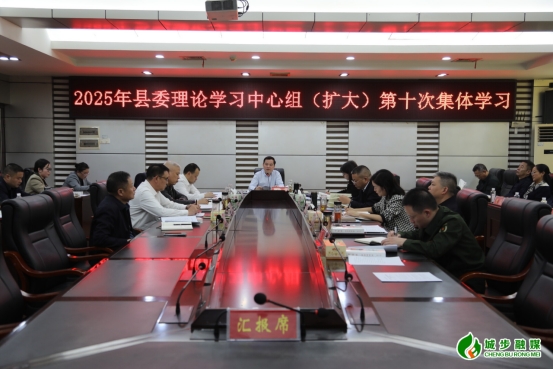 城步举行县委理论学习中心组(扩大)第十次集体学习(图2)