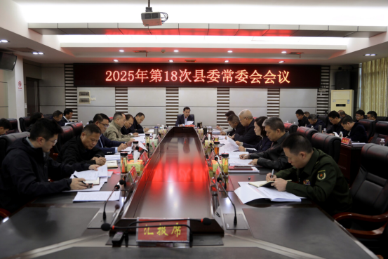城步召开2025年第18次县委常委会会议(图2)