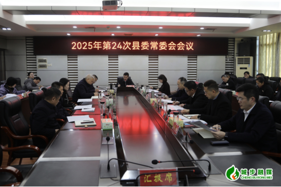 城步召开2025年第24次县委常委会会议(图2)